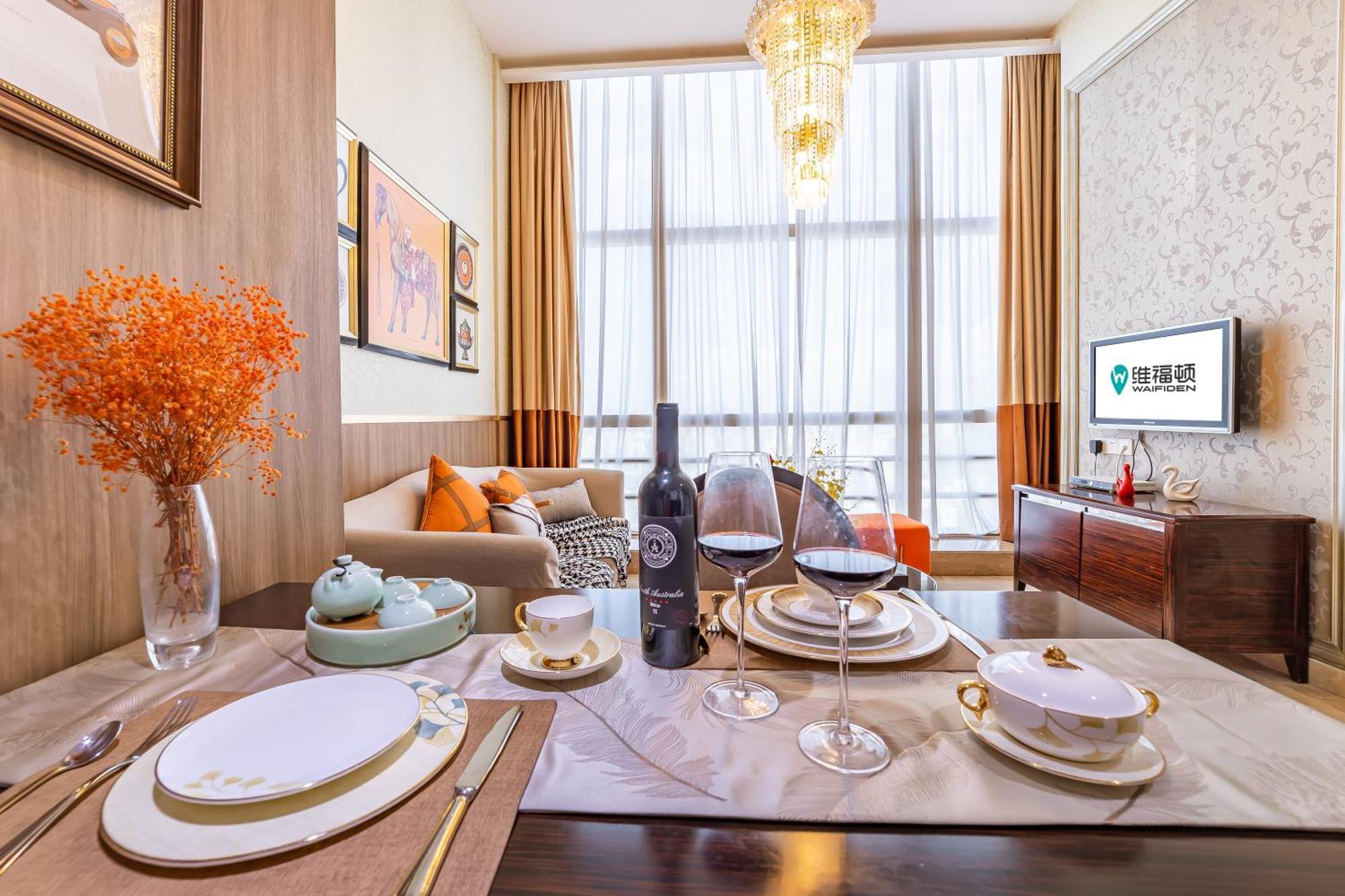 Waifiden Guangzhou Grand View Golden Palace Apartment - Free Shuttle Bus During The Canton Fair Extérieur photo