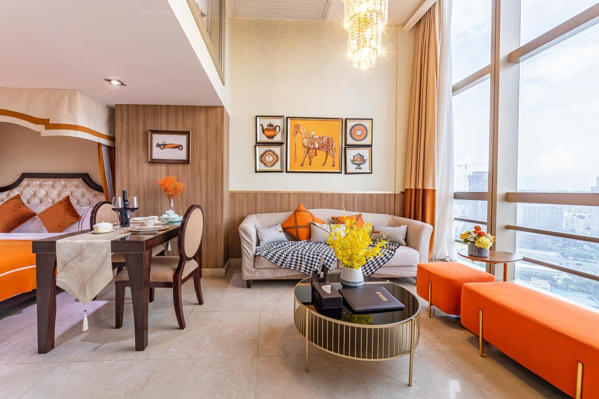 Waifiden Guangzhou Grand View Golden Palace Apartment - Free Shuttle Bus During The Canton Fair Extérieur photo