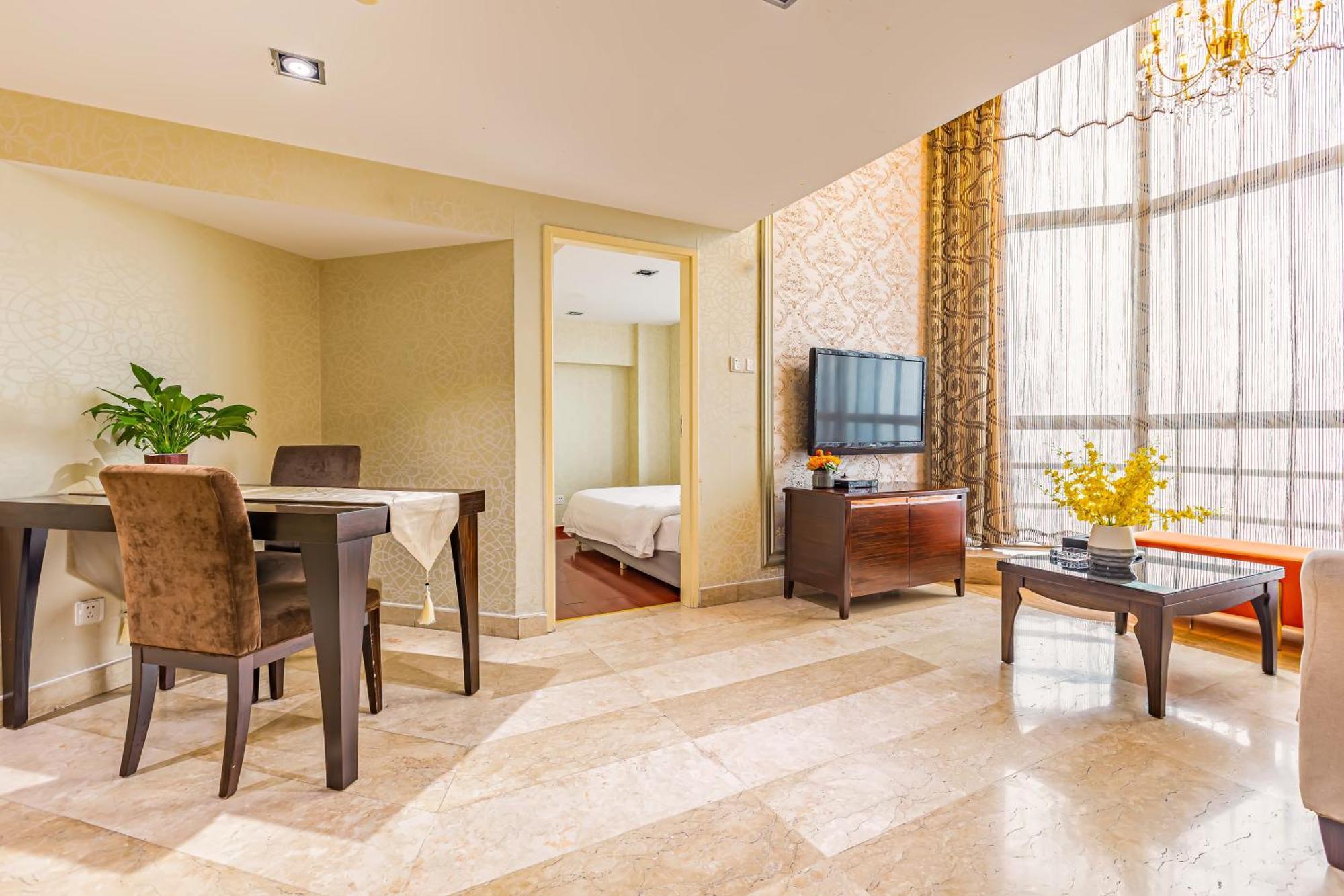 Waifiden Guangzhou Grand View Golden Palace Apartment - Free Shuttle Bus During The Canton Fair Chambre photo